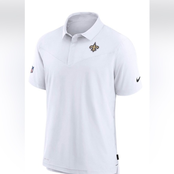 Nike NFL Onfield Men’s New Orleans Saints UV Performance Polo Shirt Size XL - Picture 3 of 12